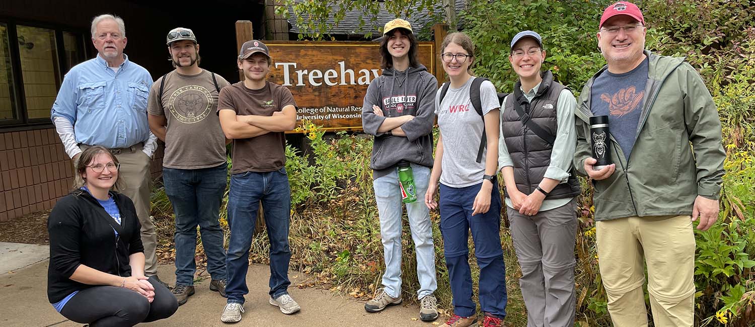 The first training took place at Treehaven, a natural resources manager training center run by UW-Stevens Point.