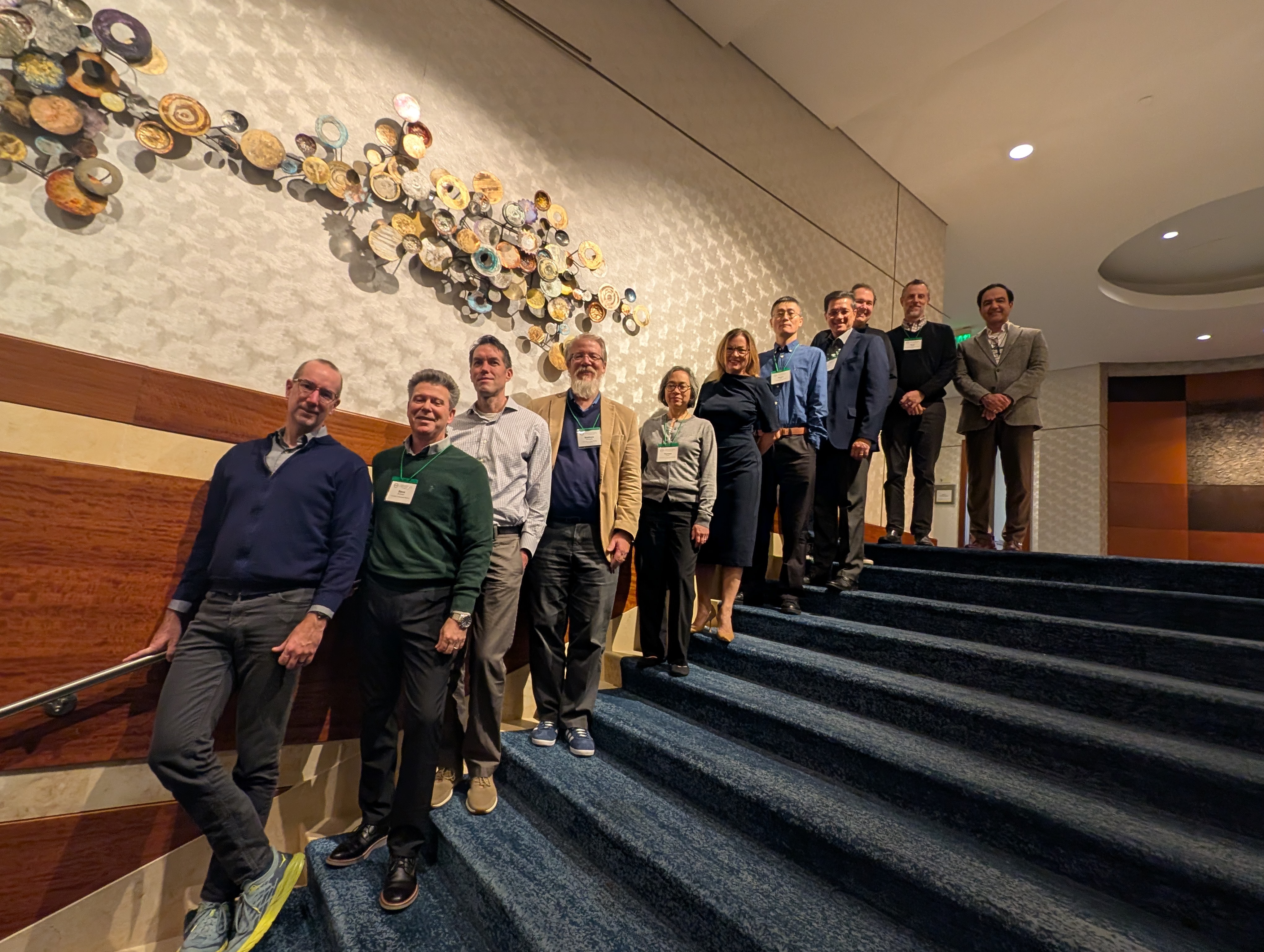 Theresa Castor (sixth from left) and Rocky Donovan (second from left) along with other members of the ARISE team from Frostburg State University (MD), North Virginia Community College, University of Texas-Permian Basin, and the University of West Florida.