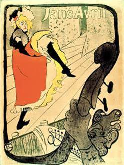 Henri de Toulouse-Lautrec, Jane Avril, 1893