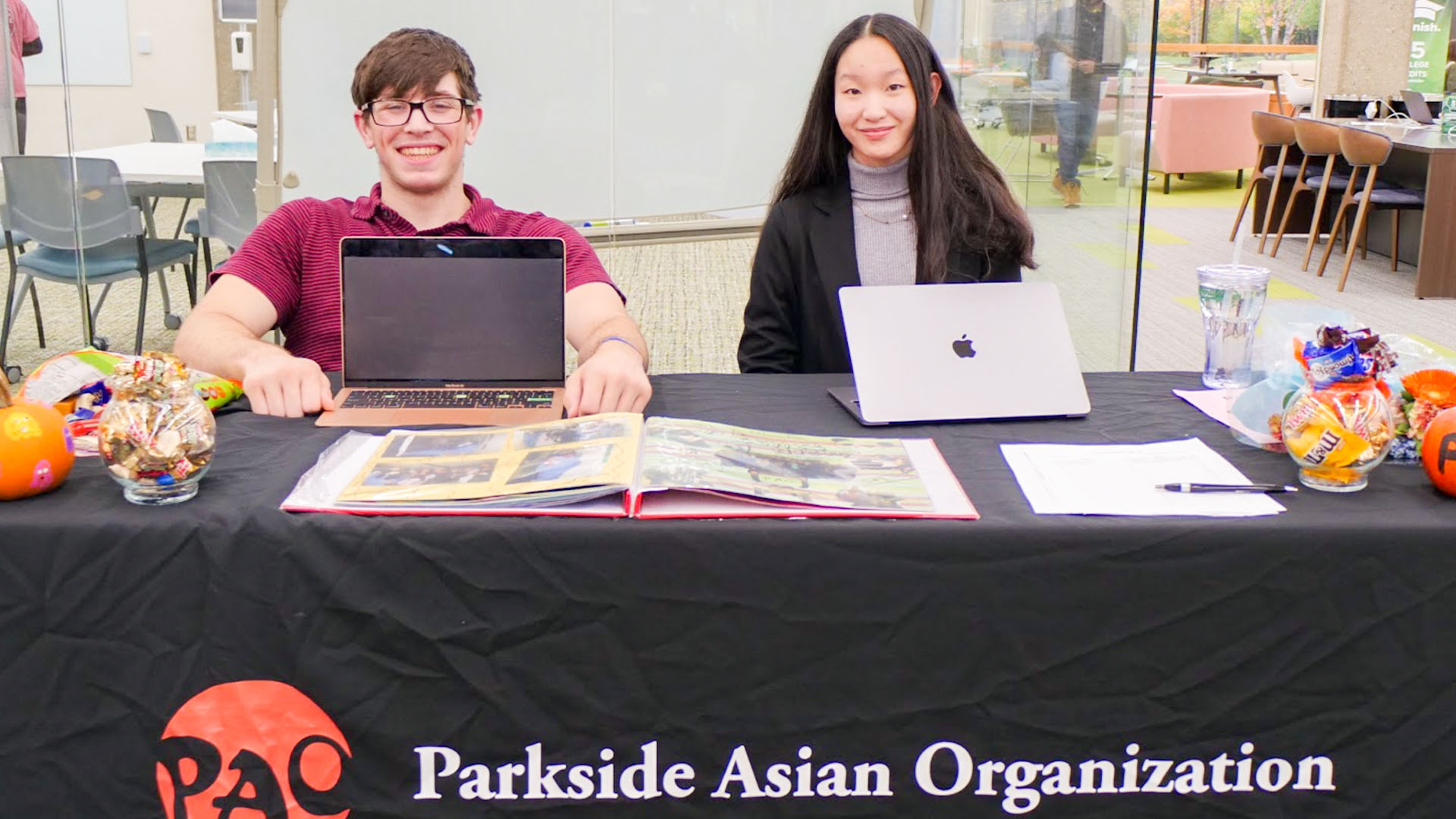 Members of the PAO, or the Parkside Asian Organization, gather to celebrate the memories they’ve created together during OMSA’s 40th anniversary.