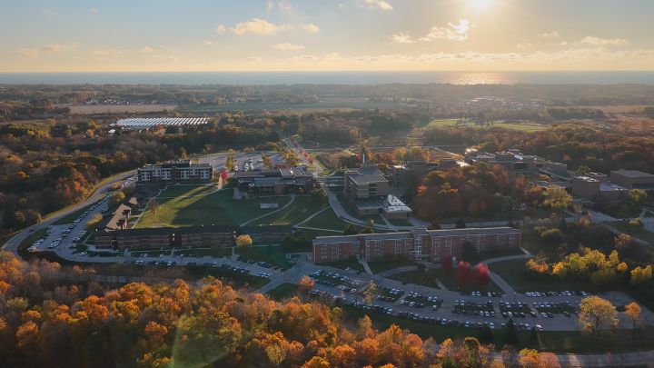 Photo of UW-Parkside Campus from above