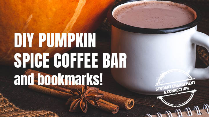 cup of coffee cinnamon stick pumpkin spice fall