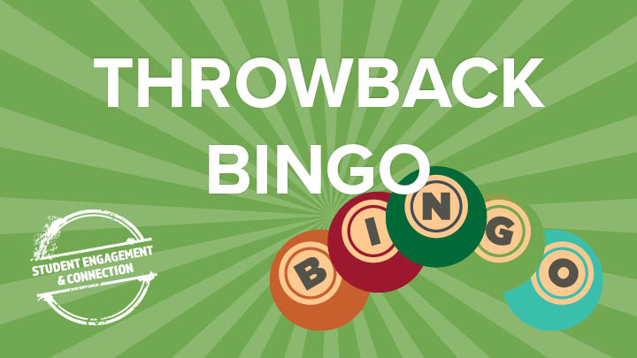 green starburst background throwback bingo balls