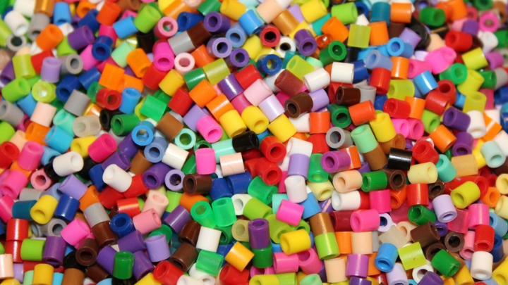Photo of perler beads.