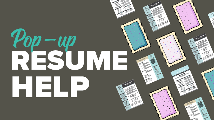 Pop Up Resume