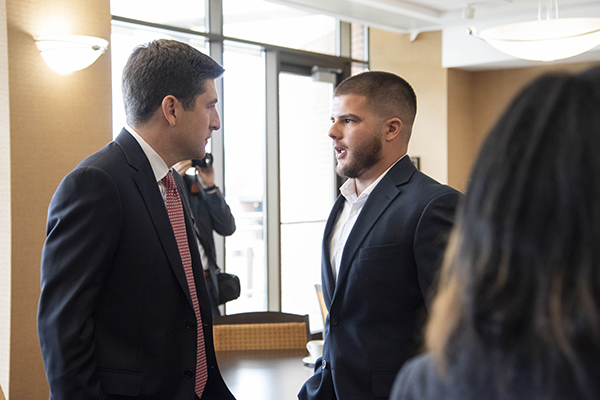 UW-Parkside Students met with members of the U.S. House of Representatives Select Committee.