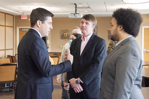 UW-Parkside Students met with members of the U.S. House of Representatives Select Committee.