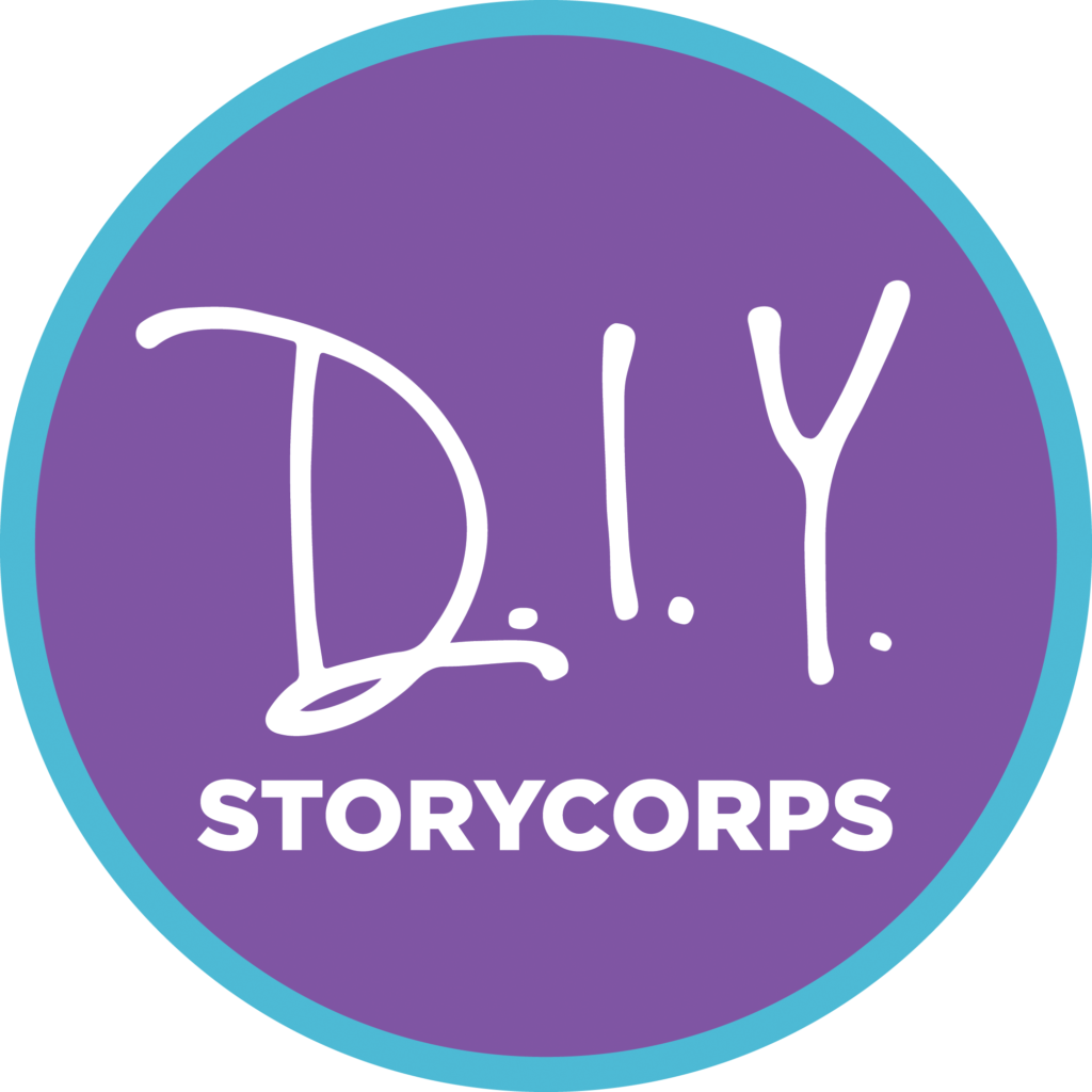 Story Corps DIY logo in a purple circle