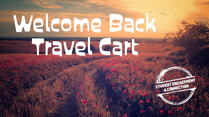 welcome back travel cart