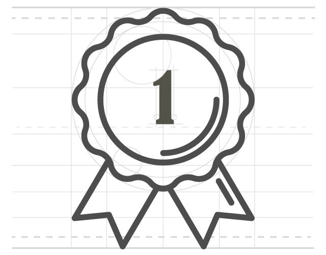 SF-icons-best number 1 ribbon icon