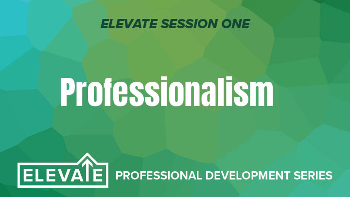 mosaic green and blue background elevate session professionalism
