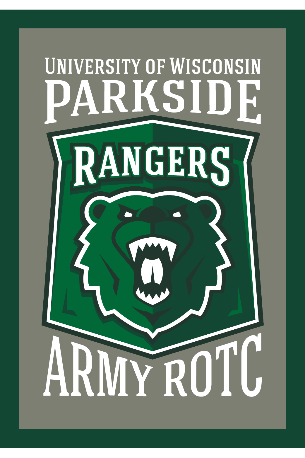 UWP ROTC PATCH UWP ROTC patch with ranger bear