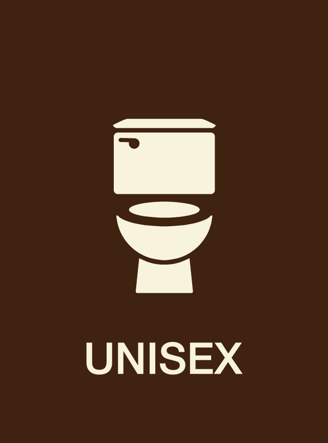 Unisex sign - toilet