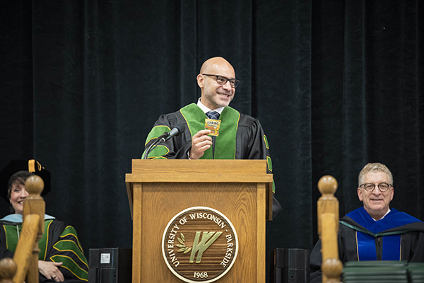 Wes Saber at Commencement