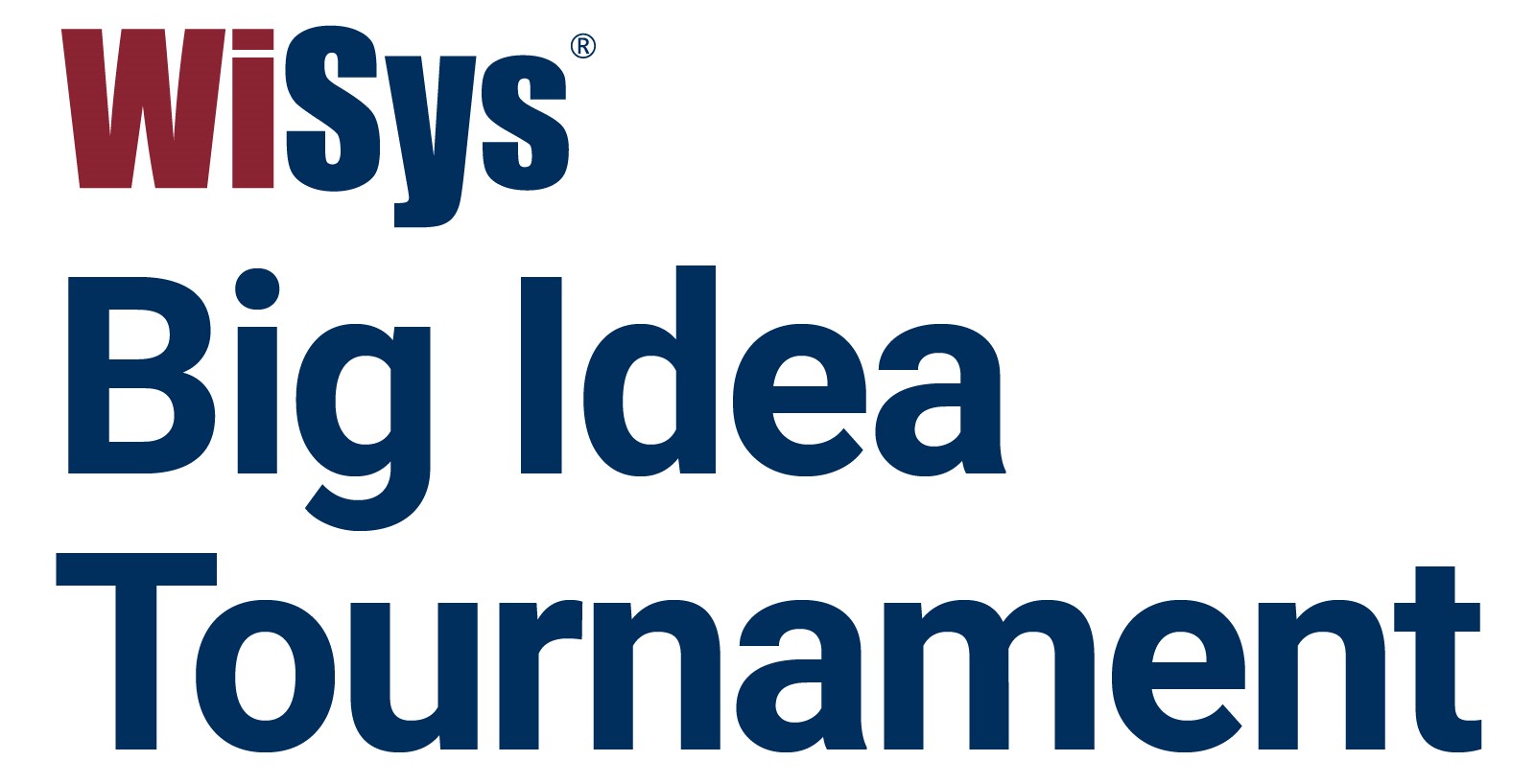 WiSYS Big Idea Logo WiSys Big Idea blue and red words logo