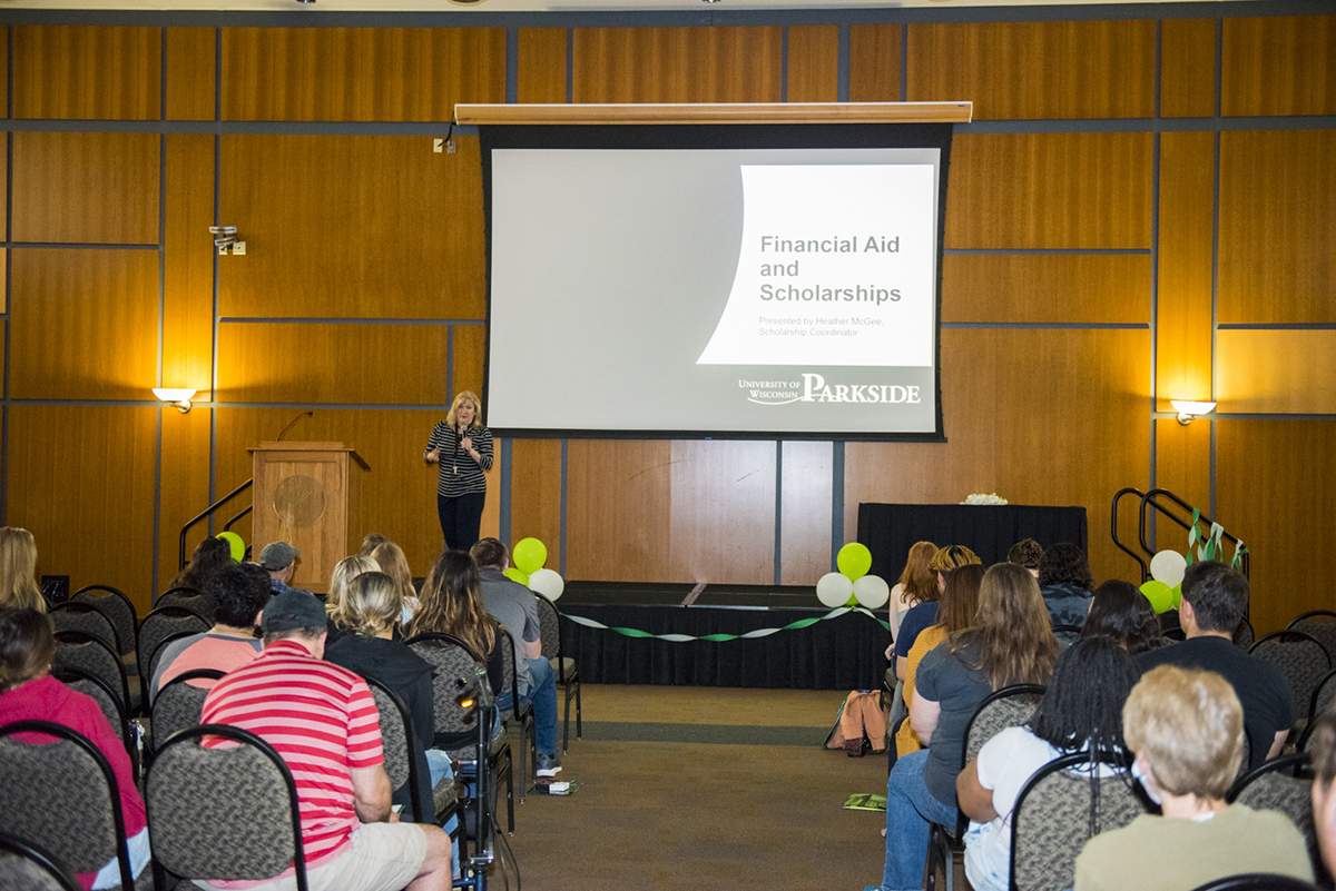 Staff present to newly admitted students