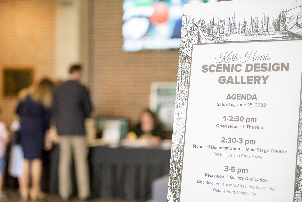 Keith Harris Scenic Design Gallery Dedication