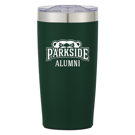 Two Tone, dark green and silver tumbler Two Tone, dark green and silver tumbler