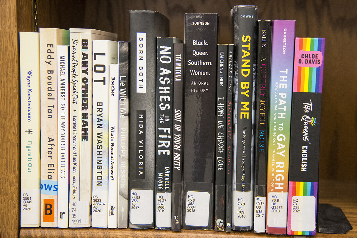 Books included in Pride Display