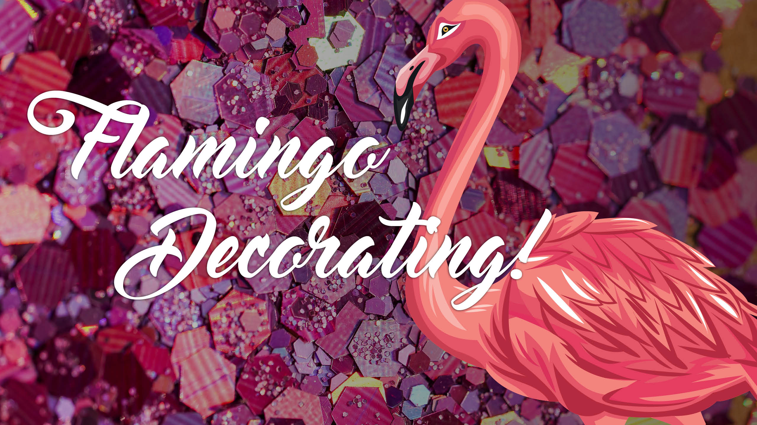 flamingo decorating