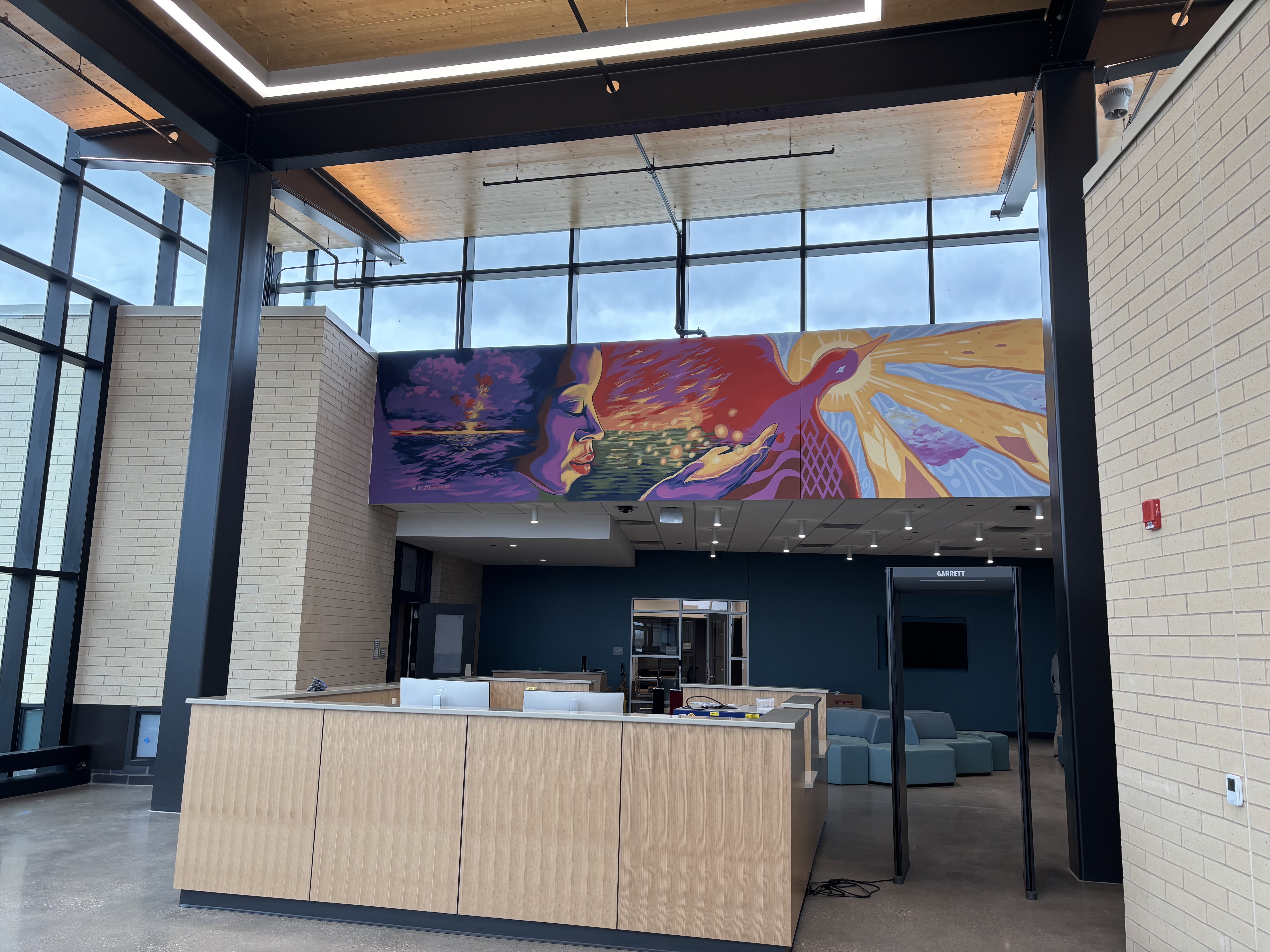 Care Center Mural. Photo by Aubri McDonald.