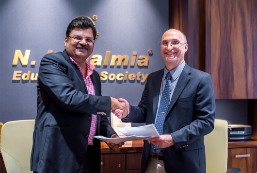 Dean Baldwin at N L Dalmia Institute, Mumbai