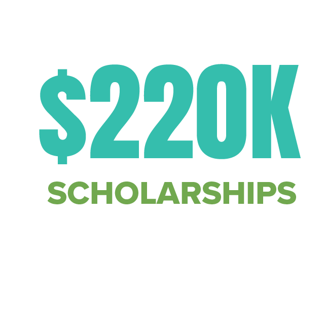 $220 scholarships awarded to nearly 70 arts and humanities students