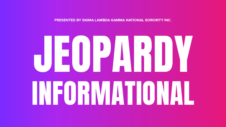 Jeopardy Informational