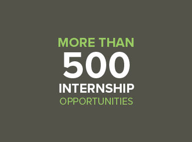 Internships info More than 500 internship opportunities