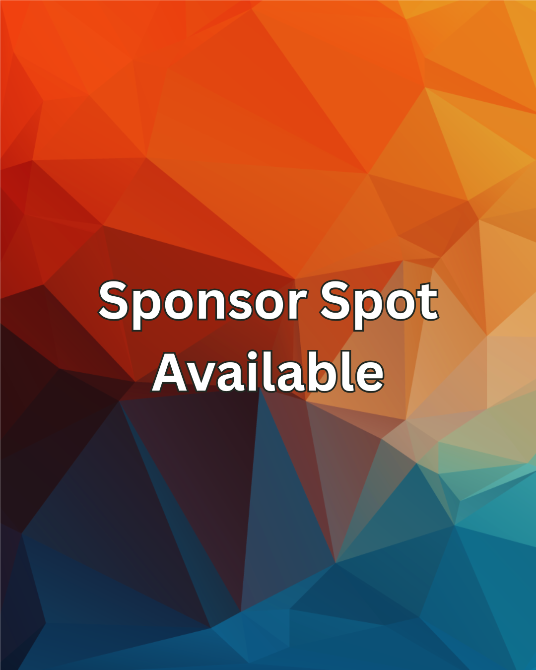 Sponsor Spot Available