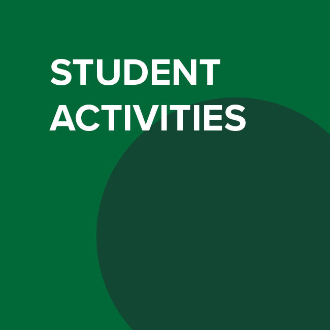 Student activities green square