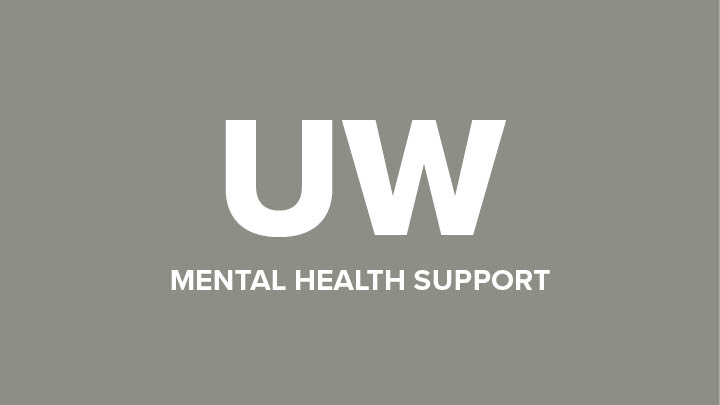 grey background UW Mental Health support