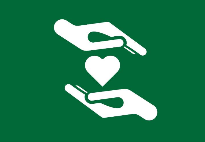 icon of hands holding a heart