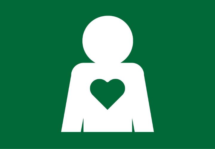 icon of human and a heart