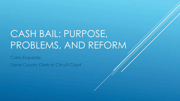 Cash Bail: Purpose, Problems, and Reform