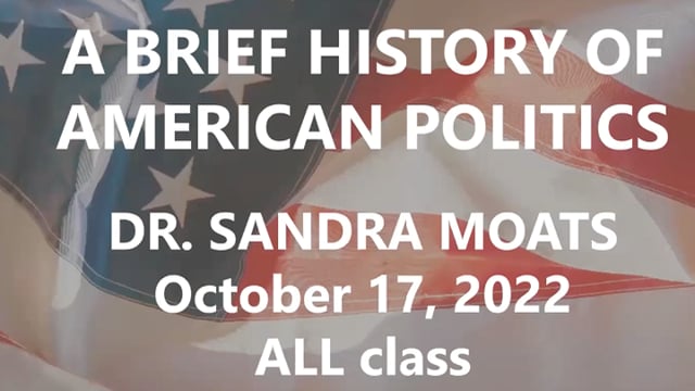A brief history of american politics