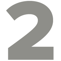 medium grey number two