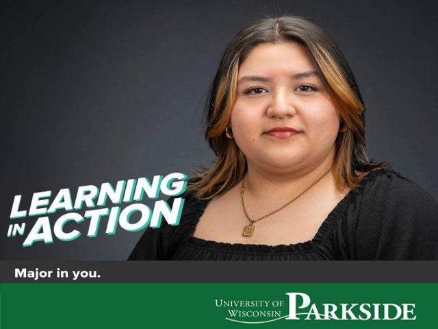 Learning in action photo for UW-Parkside Student, Frida Lazcano
