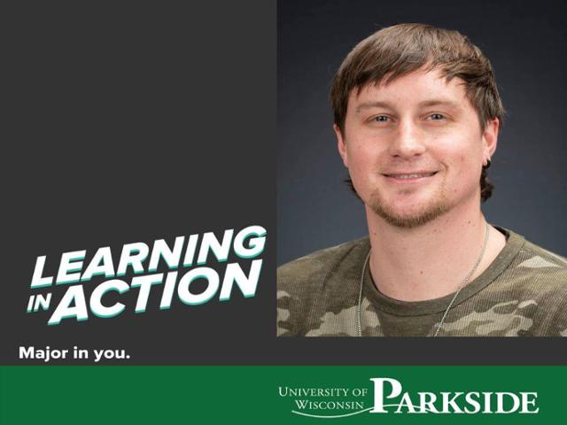 Learning in action photo for UW-Parkside Student, Tim McClure