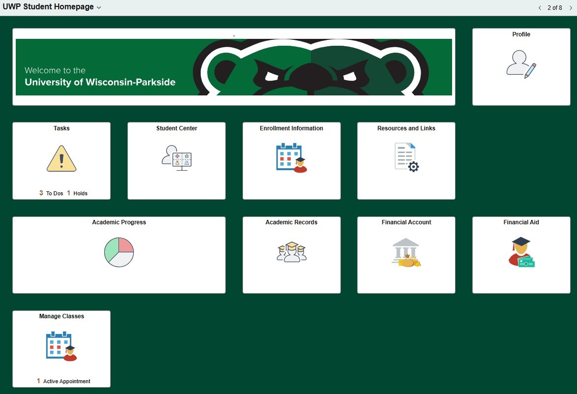 Student Homepage