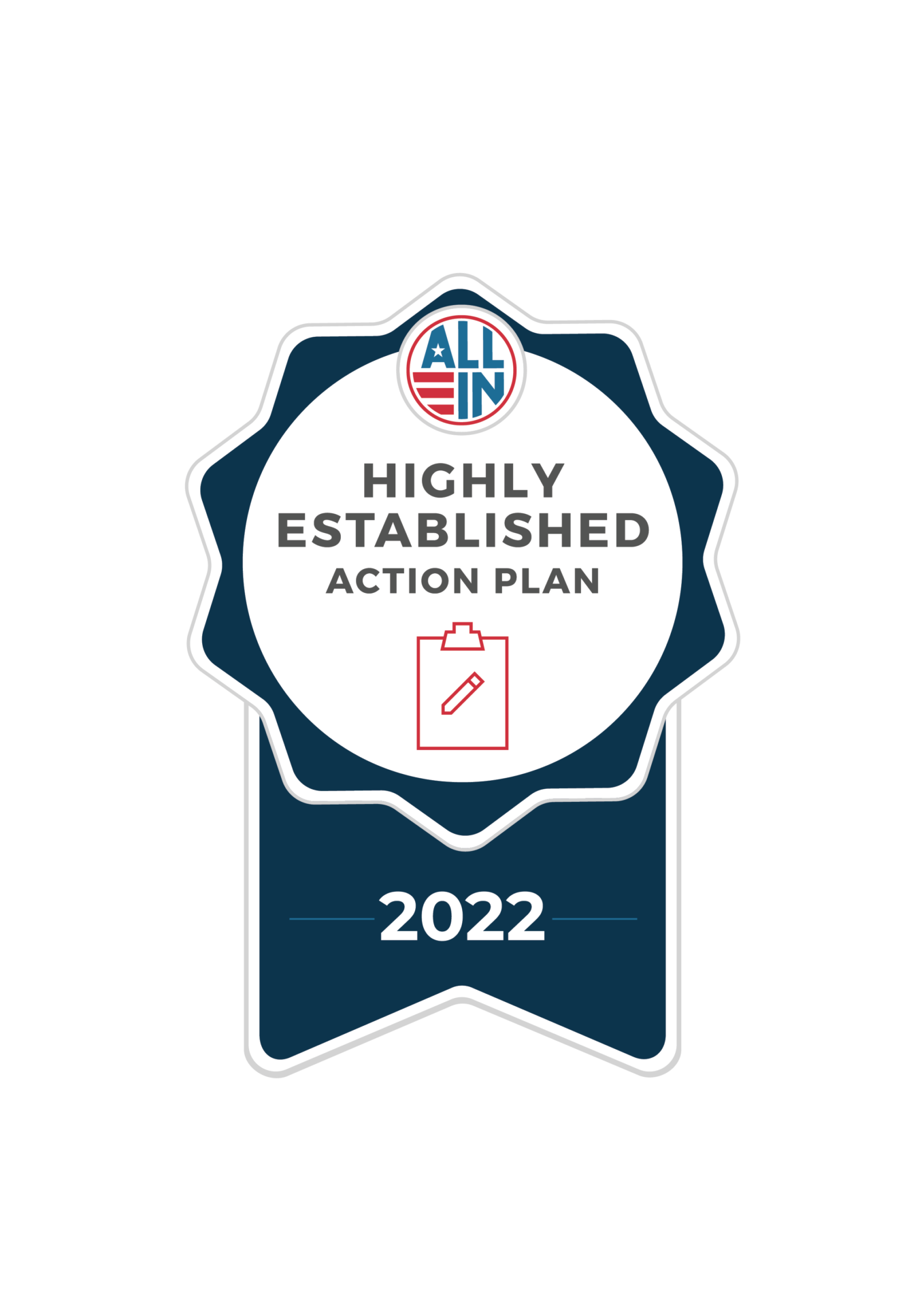 ALL IN Highly Established Action Plan Seal