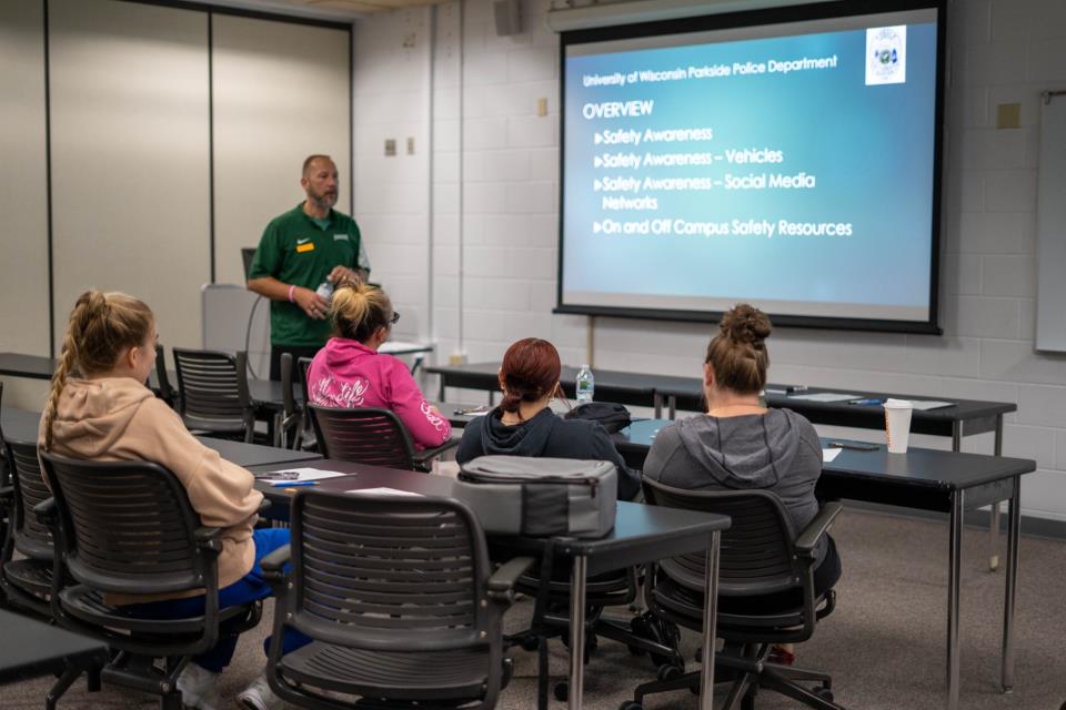 Officer Bergendahl Prepares Students to Defend Themselves